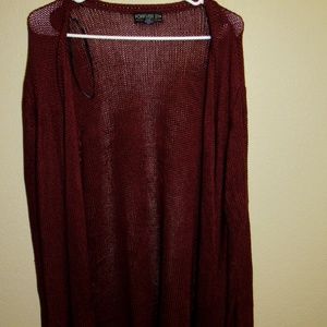 Rusty Red Cardigan